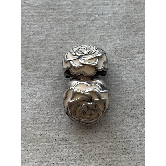 Pandora Jewelry - Pandora Rose Garden enamel clip charm ALE 925 Sterling Silver